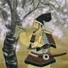 月刊「武道」表紙絵／伝えたい日本のこころ 「児島高徳桜の木に赤城を記す」