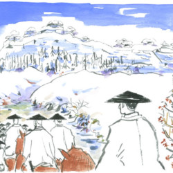 天地人 第356回 新聞連載小説「天地人」挿画第356回 - Tenchijin 356