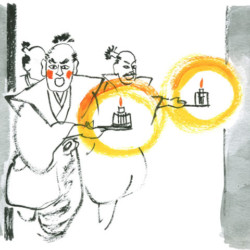 天地人 第382回 新聞連載小説「天地人」挿画第382回 - Tenchijin 382