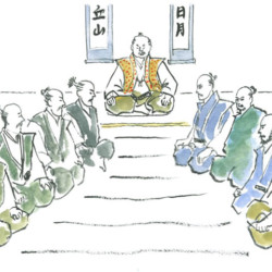 天地人 第422回 新聞連載小説「天地人」挿画第422回 - Tenchijin 422